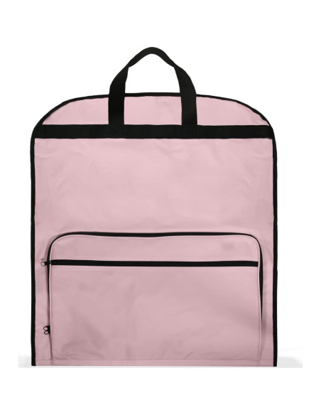 Bolsa de Ropa Plegable Dalix 60" Rosa para Trajes y Vestidos