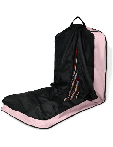 Bolsa de Ropa Plegable Dalix 60" Rosa para Trajes y Vestidos
