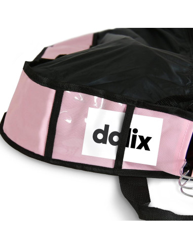 Bolsa de Ropa Plegable Dalix 60" Rosa para Trajes y Vestidos