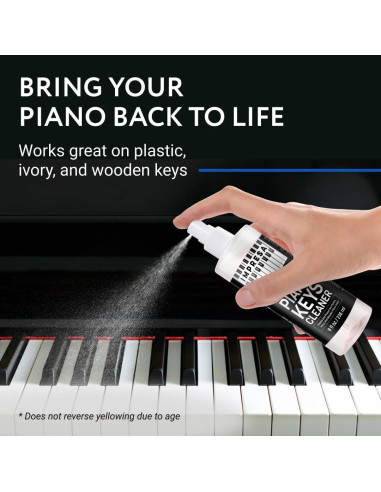 Spray Limpiador de Teclas de Piano IMPRESA 240 ml - Cuidado Universal