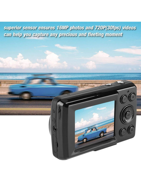 Cámara Digital TOPINCN 16MP 720P para Niños con Zoom 16X