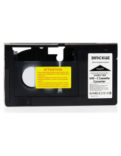 Adaptador de Casete VHS-C Bingxue 12mm a VHS, Conversor Digital