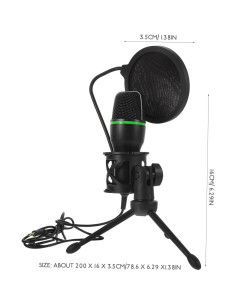 Micrófono Profesional USB Sosoport E311958MGZ para Juegos 2