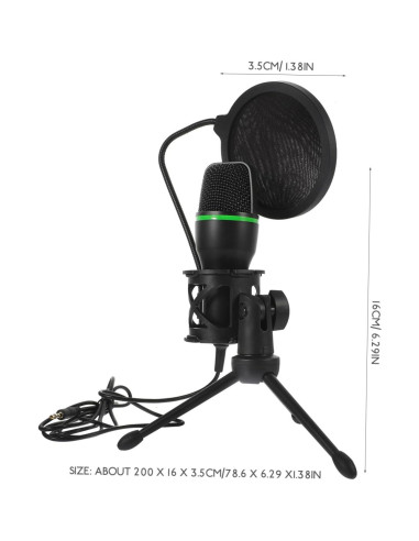 Micrófono Profesional USB Sosoport E311958MGZ para Juegos