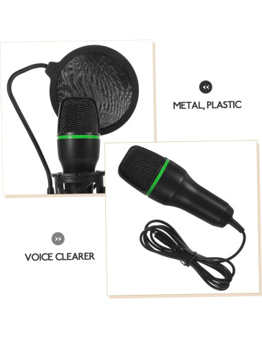 Micrófono Profesional USB Sosoport E311958MGZ para Juegos