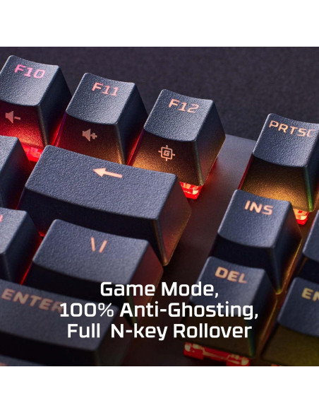 Teclado Mecánico HyperX Alloy Origins PBT RGB Compacto
