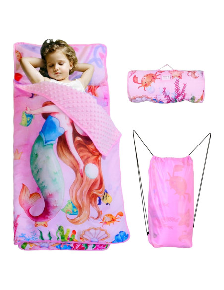 Esterilla de Siesta Lydaz para Niños con Almohada y Manta