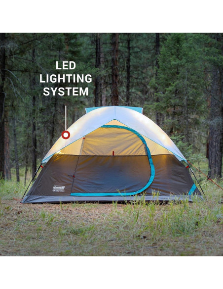 Tienda de Camping Coleman OneSource 4 Personas con Ventilador y LED