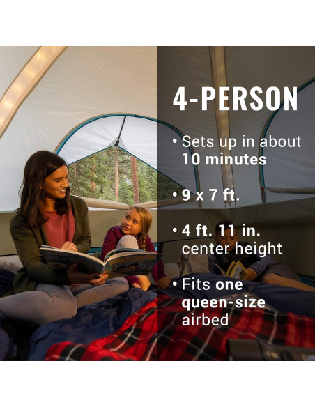 Tienda de Camping Coleman OneSource 4 Personas con Ventilador y LED