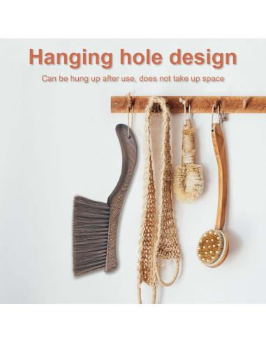 Cepillo de Polvo PENGJINYU con Mango Curvado de Madera