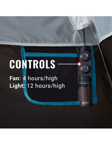 Tienda de Camping Coleman OneSource 4 Personas con Ventilador y LED