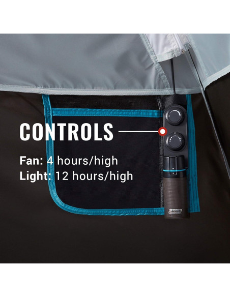 Tienda de Camping Coleman OneSource 4 Personas con Ventilador y LED