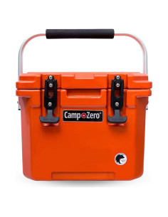 Enfriador Portátil CAMP-ZERO 10L Naranja Quemado con Sujetadores