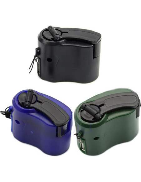 Generador de manivela de emergencia USB Jeorywoet 76g