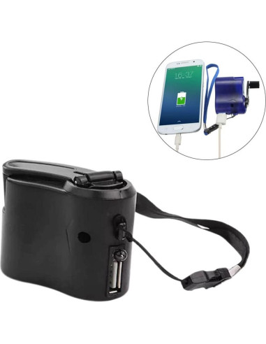 Generador de manivela de emergencia USB Jeorywoet 76g