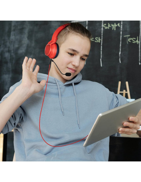 Cable de auriculares Geekria con micrófono boom 1.22m