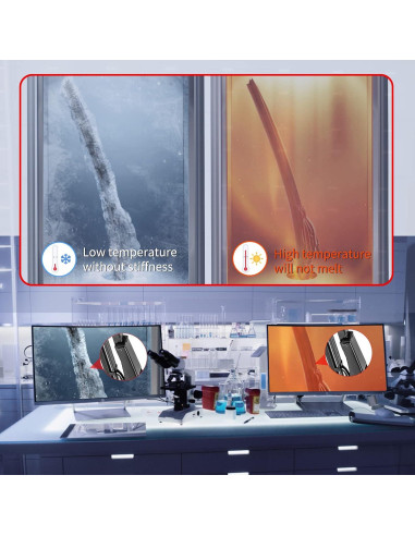 Juego de 2 Limpiaparabrisas 91cm HOOJUKE para RV con Goma