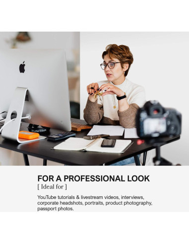 Pantalla Plegable Blanca Julius Studio 182 x 152 cm JSAG665