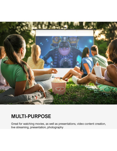 Pantalla Plegable Blanca Julius Studio 182 x 152 cm JSAG665