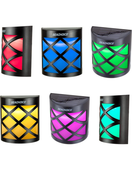 Luz de Muelle Solar LED Seachoice 10.16x11.11cm Multicolor