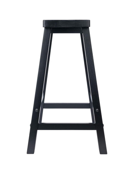 Taburete de Mostrador Winsome Satori 61 cm Negro Madera