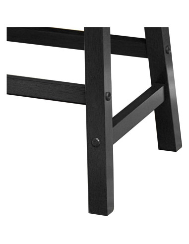 Taburete de Mostrador Winsome Satori 61 cm Negro Madera