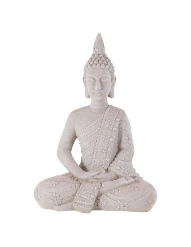 Escultura de Jardín Buda Deco 79 de Óxido de Magnesio 48.3x33x71.1cm
