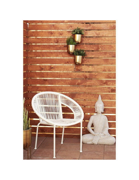 Escultura de Jardín Buda Deco 79 de Óxido de Magnesio 48.3x33x71.1cm