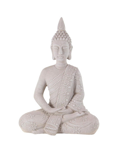 Escultura de Jardín Buda Deco 79 de Óxido de Magnesio 48.3x33x71.1cm