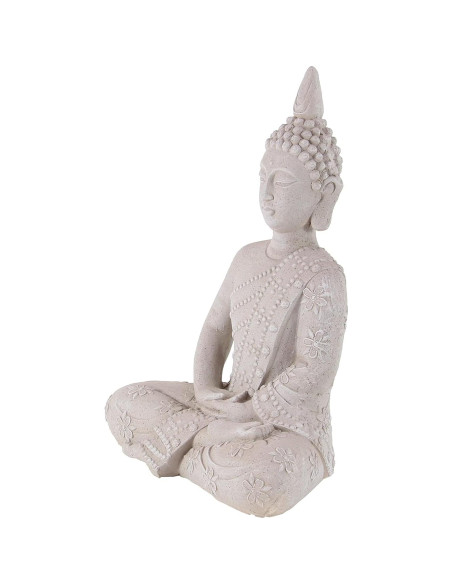 Escultura de Jardín Buda Deco 79 de Óxido de Magnesio 48.3x33x71.1cm