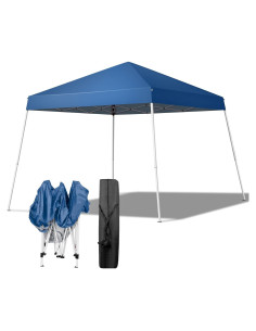 Carpa Gazebo Vasitelan 3x3m Impermeable UV Ajustable Azul
