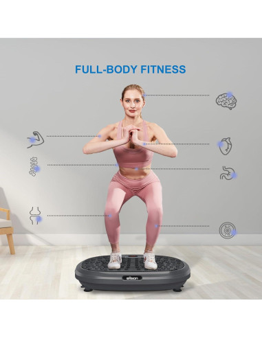 EILISON FitMax 3D XL Plataforma de Vibración 120 Niveles