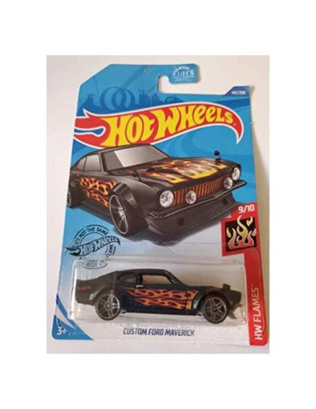 Hot Wheels 2020 Custom Ford Maverick Escala 1:64 Negro