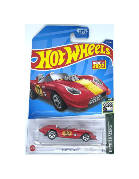 Hot Wheels Glory Chaser 2022 - Retro Racers 7/10 - Rojo
