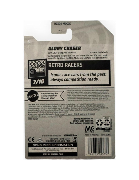 Hot Wheels Glory Chaser 2022 - Retro Racers 7/10 - Rojo