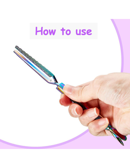 Herramienta de Pinzado de Uñas Blulu 2 Piezas Acero Inoxidable