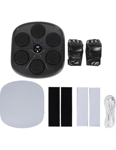 Máquina de Boxeo Musical Diyeeni con Guantes y Bluetooth