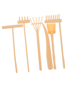 Set de 6 Herramientas de Jardín Zen Rastrillos de Arena 14.5cm