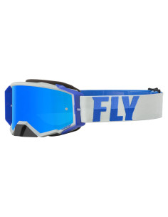 Gafas de Motocross Fly Racing Zone Pro 2022 Gris/Azul