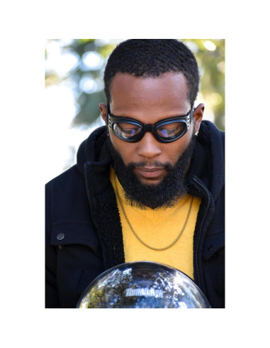 Gafas de Motocicleta Global Vision Acolchadas Plegables UV