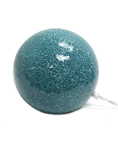 Lámpara de Mesa Simple Designs LT3302-TEL Verde Azulado 20.32cm