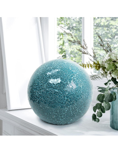 Lámpara de Mesa Simple Designs LT3302-TEL Verde Azulado 20.32cm