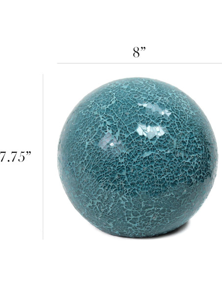 Lámpara de Mesa Simple Designs LT3302-TEL Verde Azulado 20.32cm