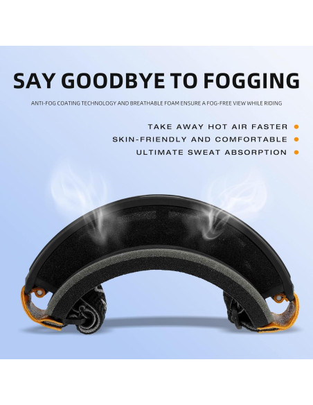 Gafas de Motocicleta VOZAPOW Pamx5-01 Fotoquímicas Antivaho