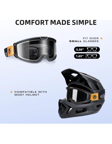 Gafas de Motocicleta VOZAPOW Pamx5-01 Fotoquímicas Antivaho