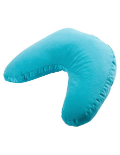 Cojín de Meditación en V Hugger Mugger Aqua - Soporte para Piernas Cruzadas
