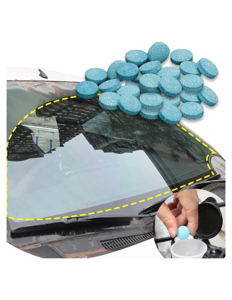 50 Tabletas Limpiaparabrisas CHRYMUM Concentradas 119g