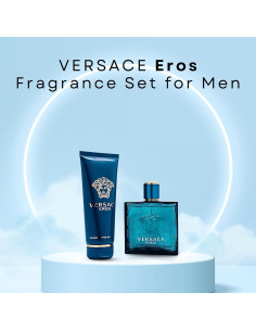 Conjunto de Fragancia Versace Eros - Eau de Toilette 100ml + Gel de Ducha 100ml 2