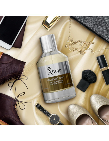 AHUJA Oud Majestuoso Eau De Parfum Unisex 100 ml - Fragancia Lujosa