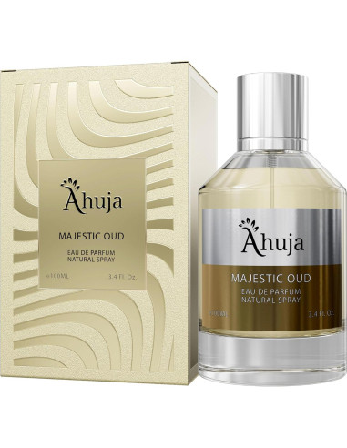 AHUJA Oud Majestuoso Eau De Parfum Unisex 100 ml - Fragancia Lujosa